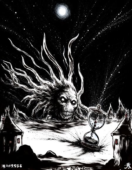 Ink monsters by Kim Diaz Holm