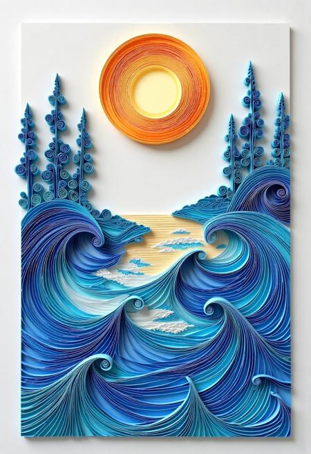 Paper Quilling And Layering Style - [Flux/SDXL/SD1.5]
