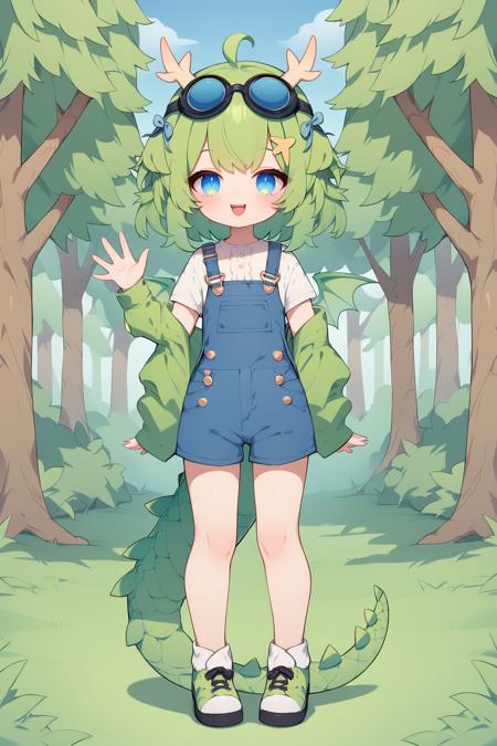 Dragon Girl (Model Public VTuber) - Comission LoRA PonyXL
