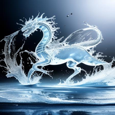 Special effects water art style