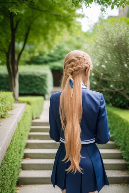 刀剑神域 结城明日奈 校服 yuuki asuna school uniform