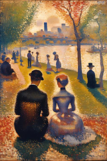 style of Georges Seurat 403