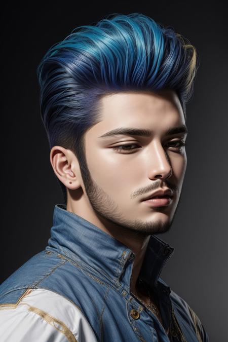Hair colors and styles (male and female)