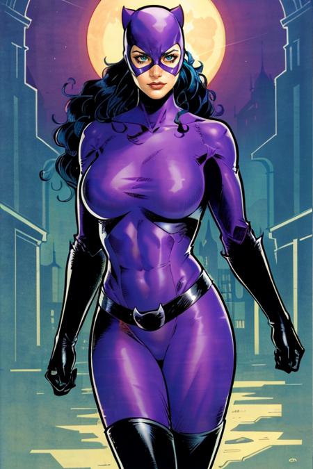90's Purple Suit Catwoman版本v1.0 (ID: 357743)