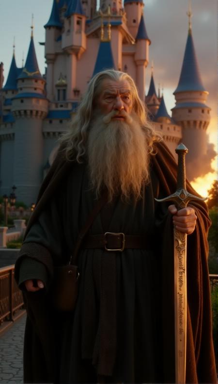 Gandalf The Grey - The Lord of the Rings - Flux1.D