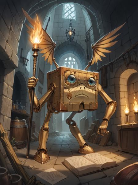 Modron from DND (pony and XL1.0)