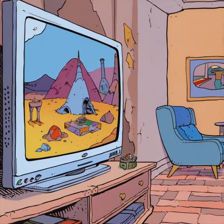 Essenz - Jean Giraud/Moebius [Voyage d'Hermès] (Style LoRa for SDXL 1.0)