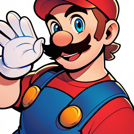 Super Mario Bros. 2D art