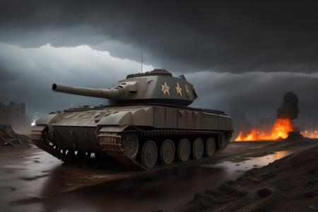 Military Tanks - Battle Cars - HyperRealistic LoRA