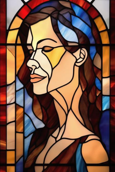 Stained Glass Portrait