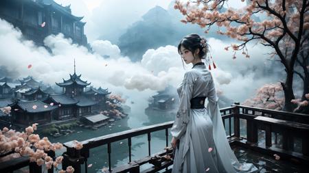 绪儿-水乡场景 Water town scene