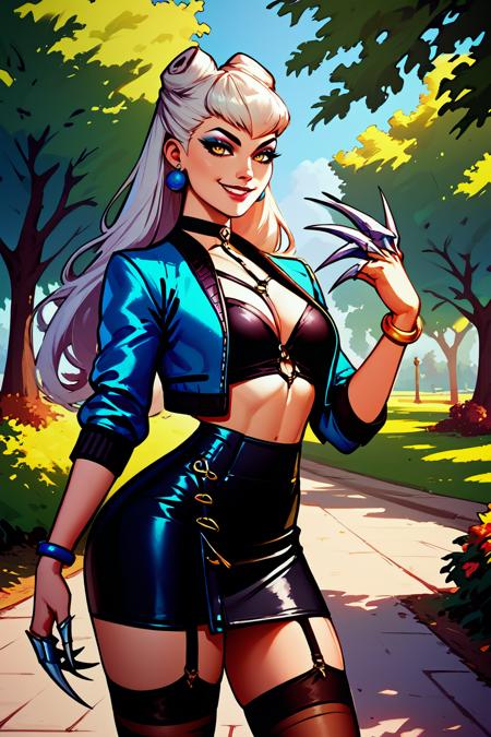 KDA Evelynn League of Legends 2 Outfits | Pony / SD1.5版本v1.0 Pony (ID: 455432)