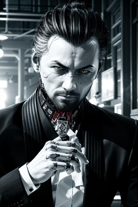 Goro Takemura from Cyberpunk 2077