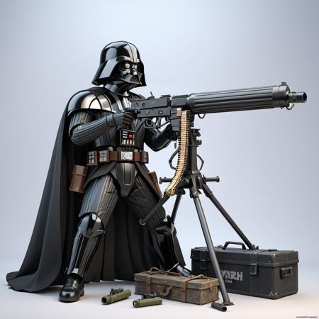 Vickers Medium Machine Gun (SDXL)