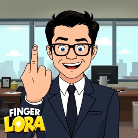 Middle Finger FLUX DEV LORA