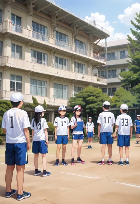 学校の校庭 School grounds PONY