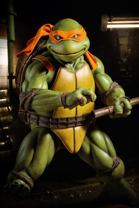 90s TMNT Michelangelo - Realistic