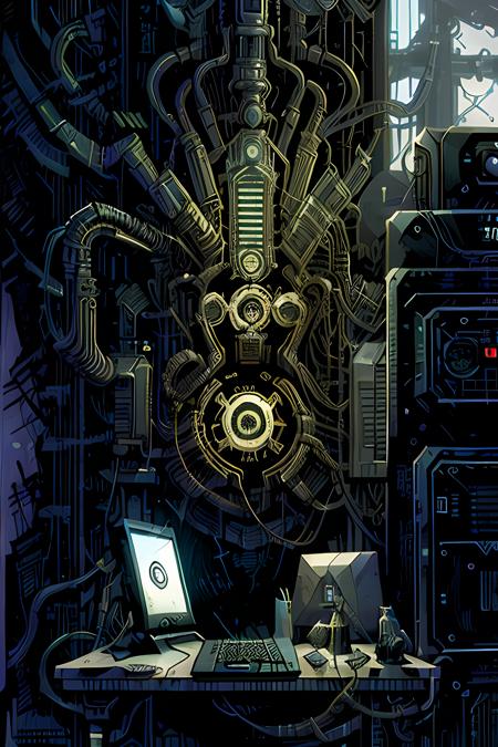 Cyberpunk 2077 Tarot card 512x1024