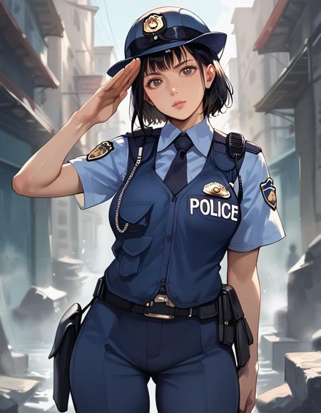 日本の女性警察官制服(Japanese female police uniform)