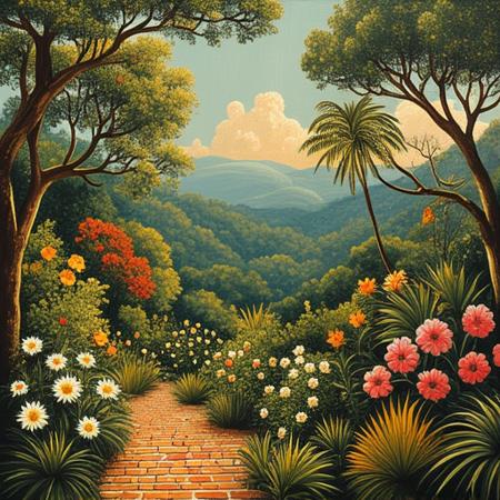 style of Henri Rousseau [FLUX] 128