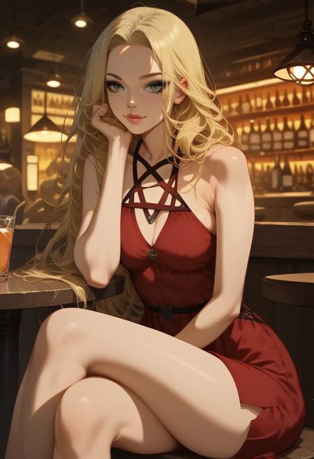 Pentagram dress by IkariRH