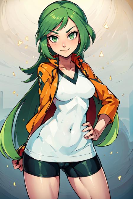 Ace Trainer | エリートトレーナー (Pokemon) [Pony & SD1.5]版本Green Hair (ORAS) (ORAS)
