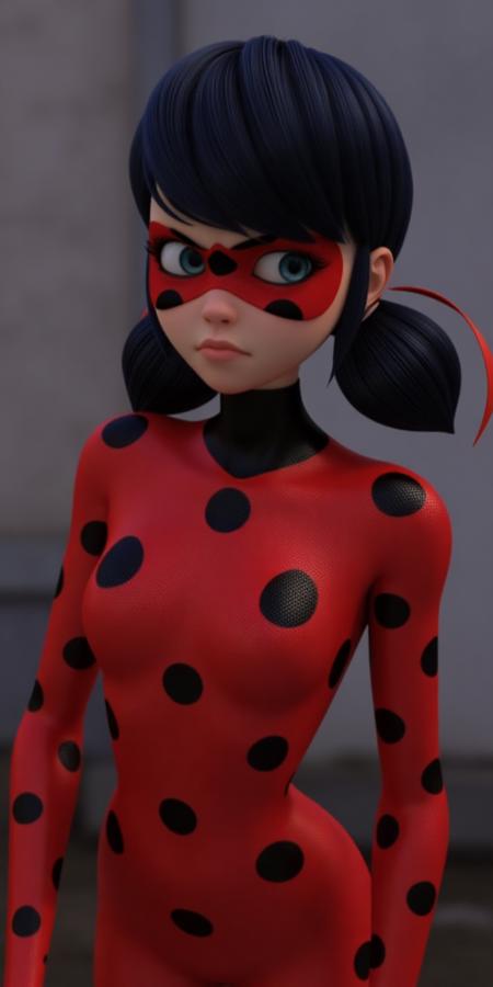 Marinette Dupain-Cheng, Ladybug, Miraculous. Different models and attires.