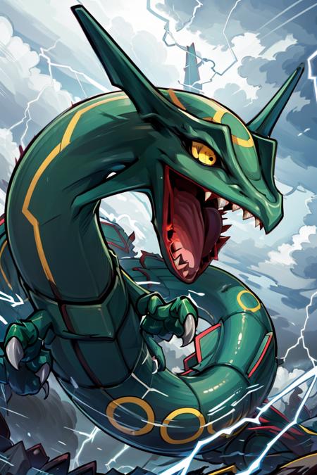 Rayquaza: Sky High Pokémon (Pokemon) (Pokedex #0384)