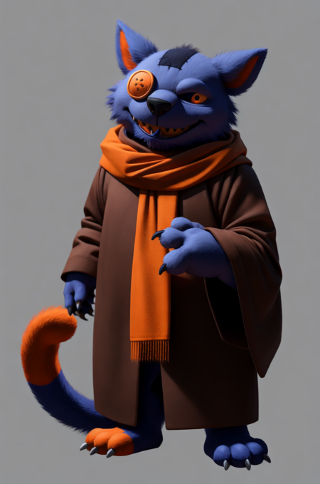 Seam (Deltarune), Furry Character Model
