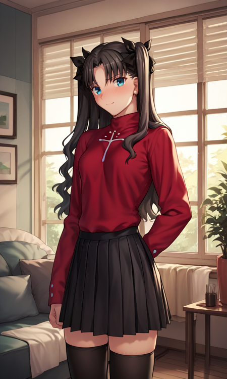 Rin tohsaka  LORA and(Pony)  from fate stay night visual novel