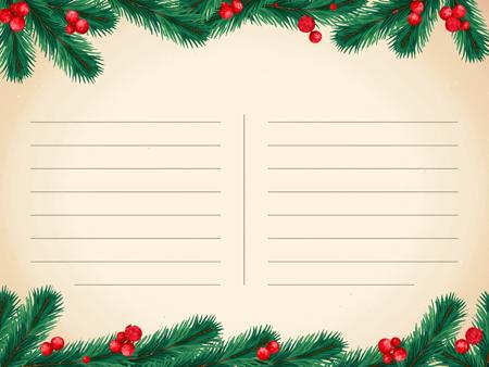 ? Christmas Postcard Template - Print your own generated X-mas card! ? [Flux]