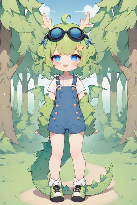 Dragon Girl (Model Public VTuber) - Comission LoRA PonyXL