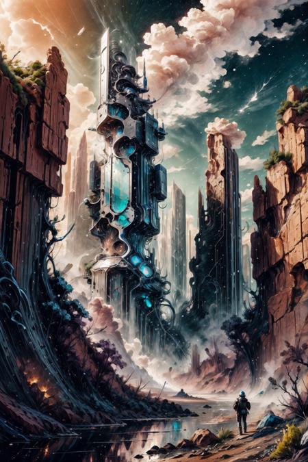 Alienscape - Strange Landscapes LoRA for SD 1.5