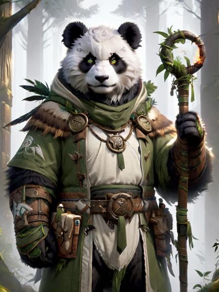 Pandaren WoW Style [SDXL LoRA]