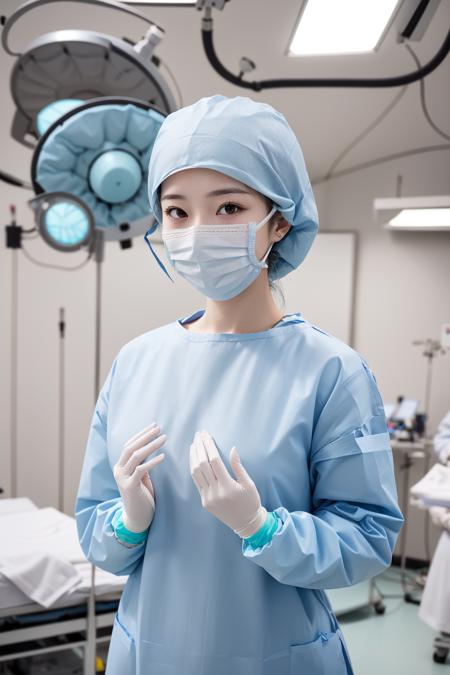 Surgeon Hands Up