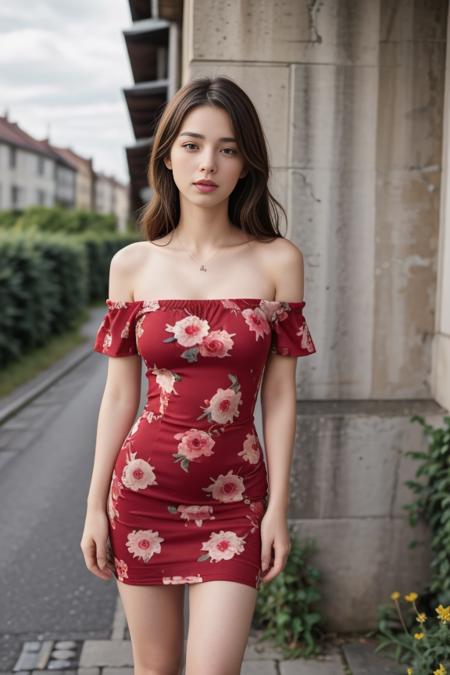 Floral Dress Collection By Stable Yogi版本Floral Offshoulder (ID: 274035)