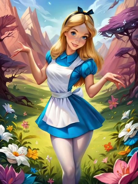 Alice In Wonderland! Disney - FLUX | SD 1.5 | XL PONY | Illustrious XL - by YeiyeiArt
