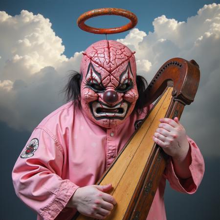 SLIPKNOT band. Number 6 masked. Clown
