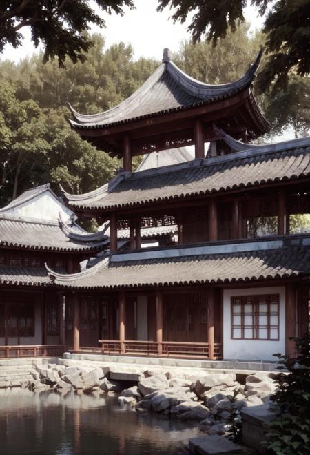0800 Chinese courtyard