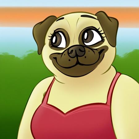 Anthro Pug [for pony]