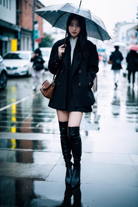 ZARA(like)-CowboyThighBoots 仿ZARA牛仔跟过膝靴