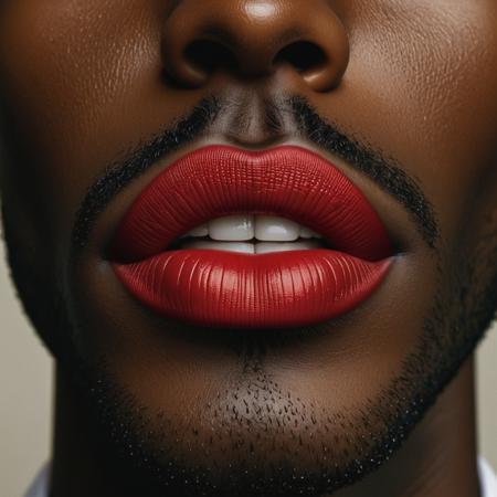 Carmine Red Lips
