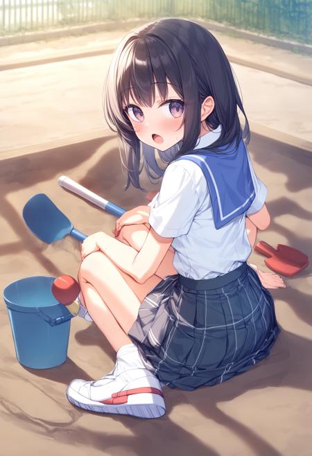 [SDXL&Pony] sand pit / 砂場