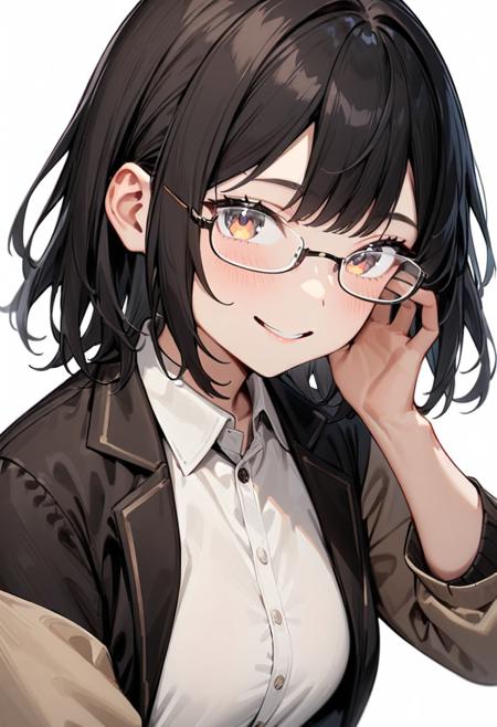 under-rim metal frame glasses SDXL版本SDXL_V1 (ID: 429773)