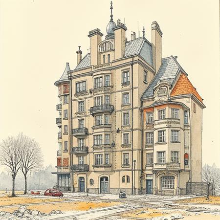 style of Mattias Adolfsson [FLUX] 105
