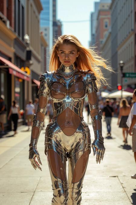 Mugler Metal / Robot suit [Flux/PonyXL/1.5]版本Flux v1.0 (ID: 730287)