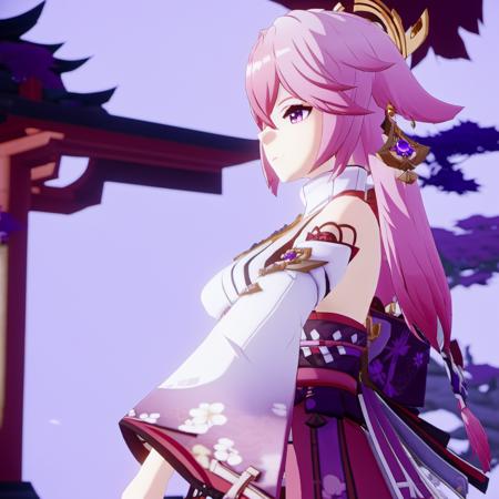 Character - Yae Miko/八重神子 - Genshin Impact (SDXL0.9)