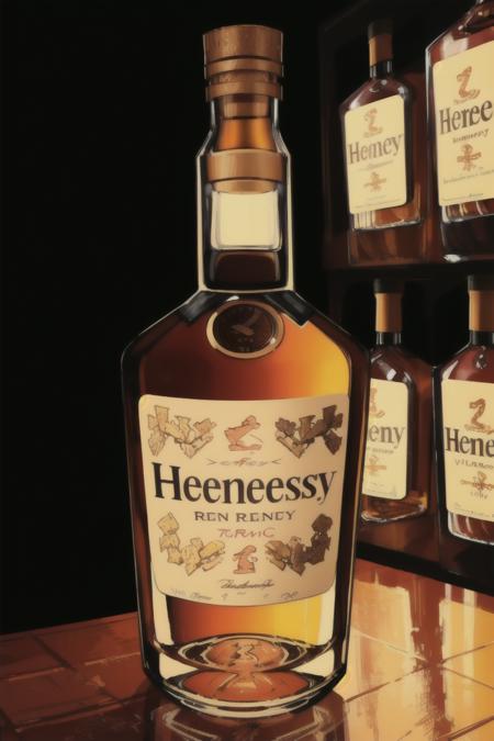 Bottle of Hennessy