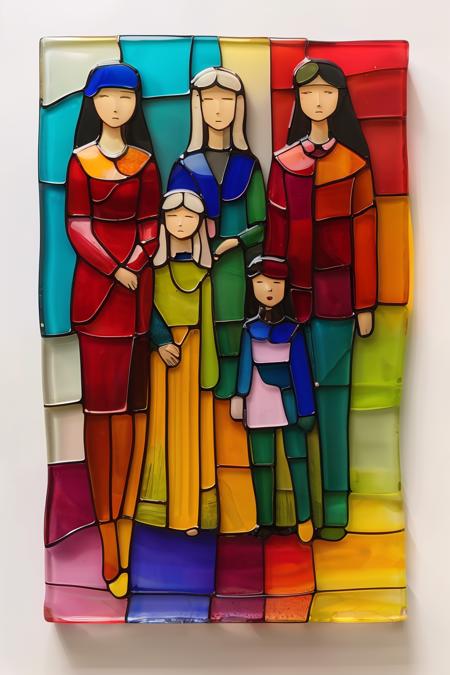 style of Fused glass 372