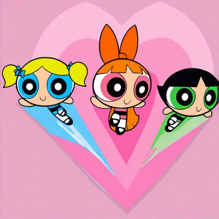 PowerPuff Girls (Pony Diffusion)版本PowerPuffGirls (Pony Dif) (Pony Dif)